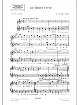 Choros 3 - Partie Tenors - VILLA-LOBOS - Partition
